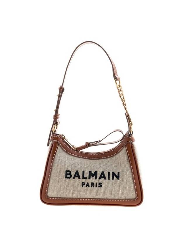 B-Army Logo Print Shoulder Bag Beige - BALMAIN - BALAAN 2