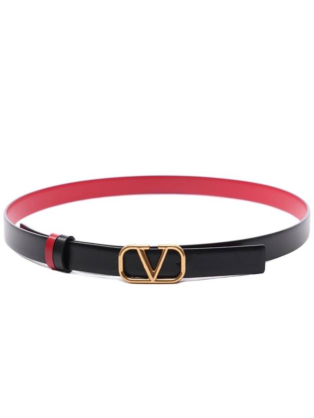 Women s V Logo Signature Double sided Belt 5W0T0S12 ZFR 0SM 24F - VALENTINO - BALAAN 3