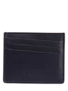 Two-tone Stitched Logo Leather Card Wallet Beige Black - MAISON MARGIELA - BALAAN 2