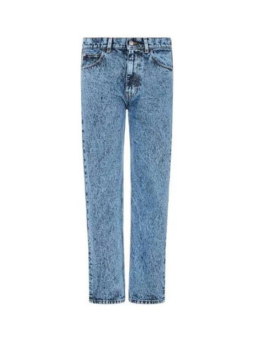 MEN Marvel Dyed Straight Denim Pants Blue - MARNI - BALAAN 1