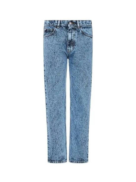 MEN Marvel Dyed Straight Denim Pants Blue - MARNI - BALAAN 1