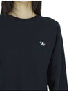 Tricolor Fox Patch Adjusted Sweatshirt Black - MAISON KITSUNE - BALAAN 8