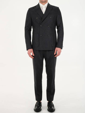 Anthracite Wool Suit - TONELLO - BALAAN 1