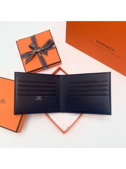 Citizen Twill Card Wallet Noir - HERMES - BALAAN 2