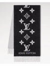 Reykjavik Monogram Cashmere Scarf Black - LOUIS VUITTON - BALAAN 3