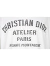 Atelier Short Sleeve T Shirt White XL - DIOR - BALAAN 5