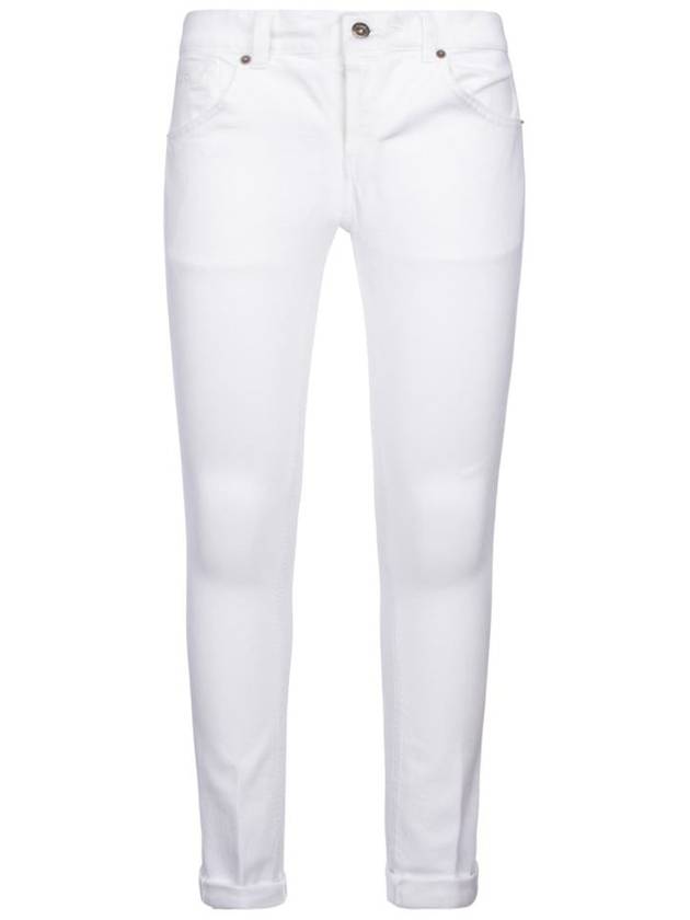 Denim Straight Pants UP232 BS0030U PTD 000 WHITE - DONDUP - BALAAN 2