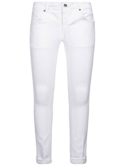 Denim Straight Pants UP232 BS0030U PTD 000 WHITE - DONDUP - BALAAN 2