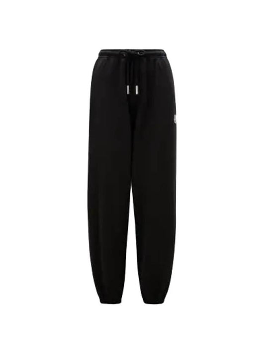 Logo Patch Track Pants Black - MONCLER - BALAAN 2