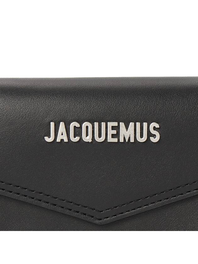 Le Porte Azur Envelope Pouch Bag Black - JACQUEMUS - BALAAN 9