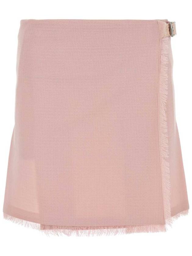 Midi Skirt 8083030 S24 GIU 42 A3238 PINK - BURBERRY - BALAAN 2