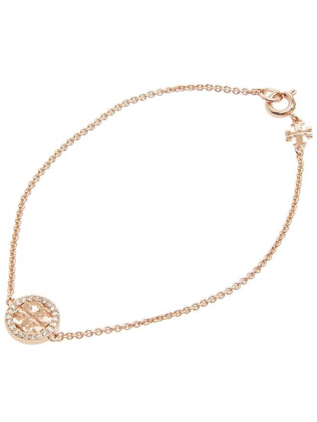 Miller Pave Chain Bracelet Rose - TORY BURCH - BALAAN 11