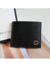 GG Interlocking Two Tone Half Wallet Black - GUCCI - BALAAN 3