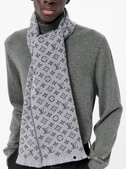 Monogram Classic Scarf Light Grey - LOUIS VUITTON - BALAAN 2