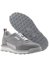 Vitello Alumni Trainer Caprede Low Top Sneakers Grey - THOM BROWNE - BALAAN 6