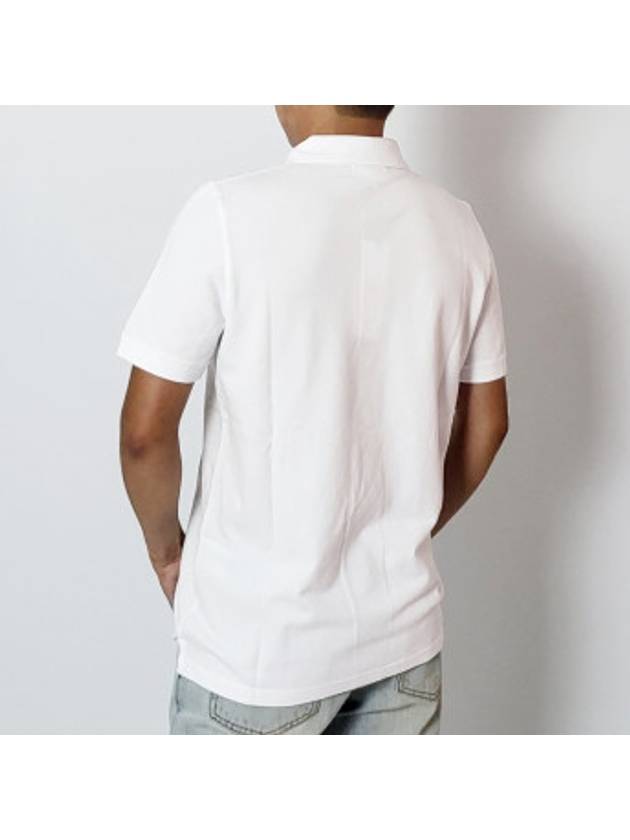 Men s Foxhead Patch Regular Polo LM00208KJ7002 White - MAISON KITSUNE - BALAAN 4