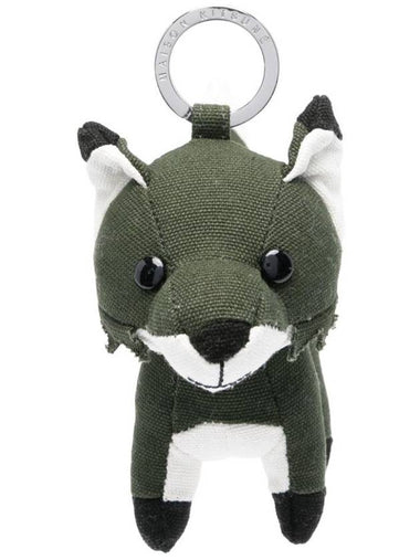 Fox Bag Charm Key Holder Ranger Green - MAISON KITSUNE - BALAAN 1