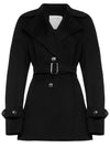 ZELANTE Wool Trench Coat Black 20810127 009 - MAX MARA - BALAAN 2