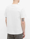 Men s Running Man Logo Printing Round White Short Sleeve G2SU T004 - GRAMICCI - BALAAN 3