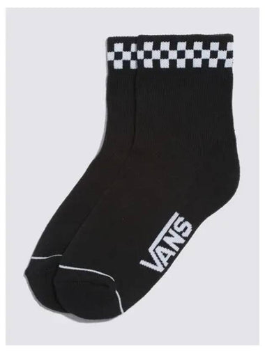 Official Pica Check Crew Socks 7 10 VN0A3Z92BLK1 - VANS - BALAAN 1