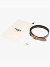 FF Fabric Reversible Leather Belt Beige - FENDI - BALAAN 5