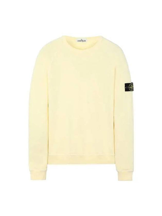 Wappen Patch Round Sweatshirt Lemon Yellow - STONE ISLAND - BALAAN 2