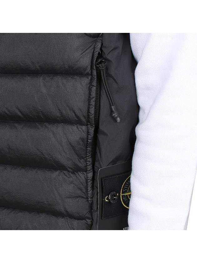 Loom Woven Chambers Recycled Nylon Down TC Vest Black - STONE ISLAND - BALAAN 9