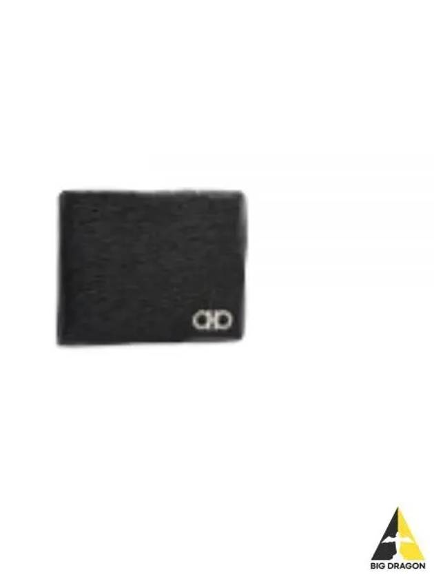 Gancini Half Wallet Black - SALVATORE FERRAGAMO - BALAAN 2