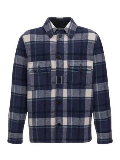 Kervon Check Shirt Jacket Faded Night - ISABEL MARANT - BALAAN 2