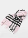 Check Cashmere Scarf Pink - BURBERRY - BALAAN 3