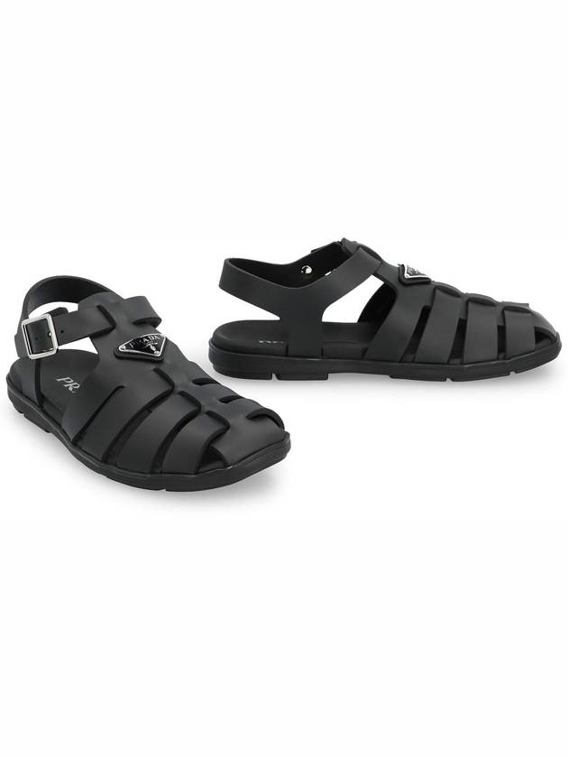 Prada Rubber Sandals - PRADA - BALAAN 3