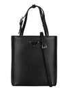 Triangle Logo Tote Bag Black - PRADA - BALAAN 2