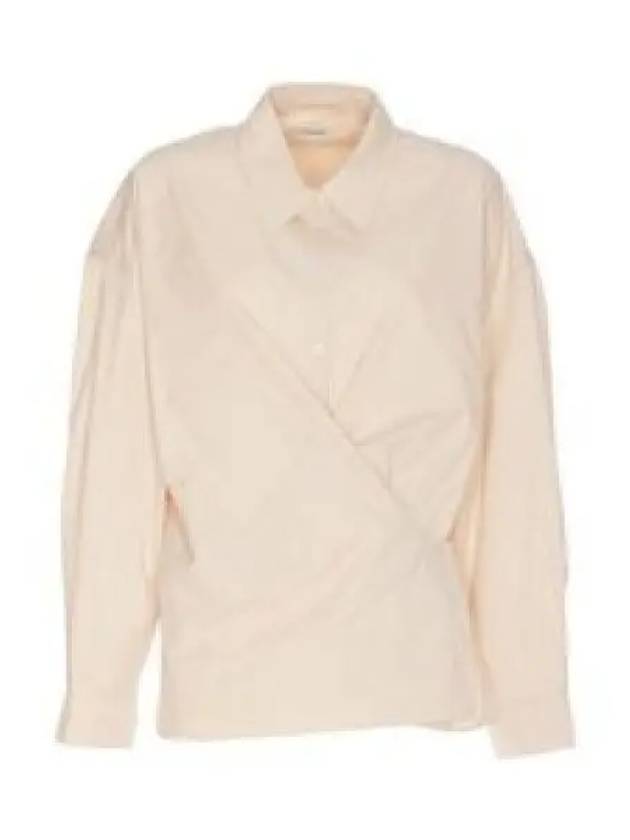 JF Beige Straight Collar Twisted shirt SH1141LF839WH048 - LEMAIRE - BALAAN 2