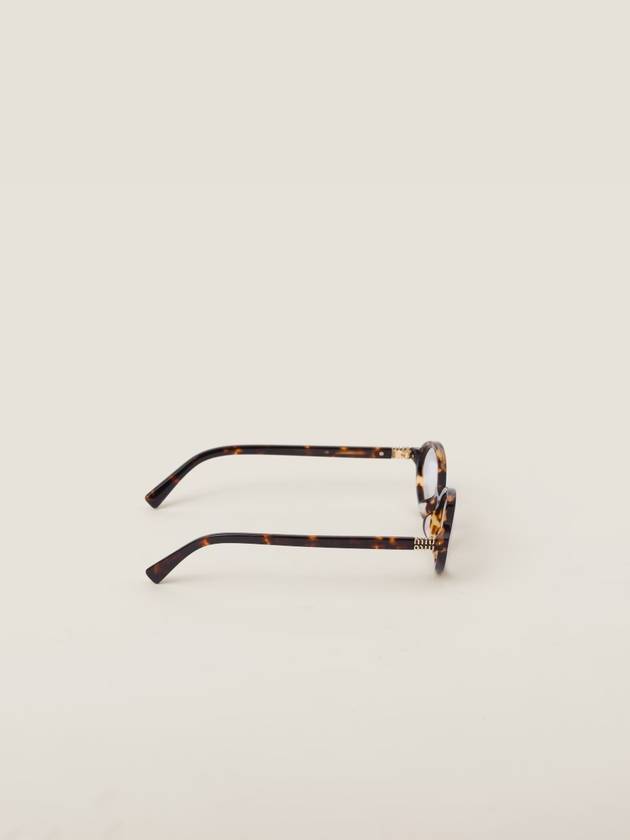 Eyewear Regard Tortoiseshell Acetate Frame Eyeglasses Honey - MIU MIU - BALAAN 6