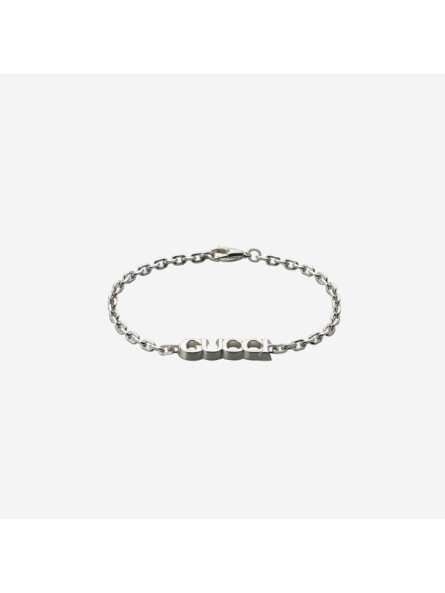 Chain bracelet script 925 sterling silver - GUCCI - BALAAN 1