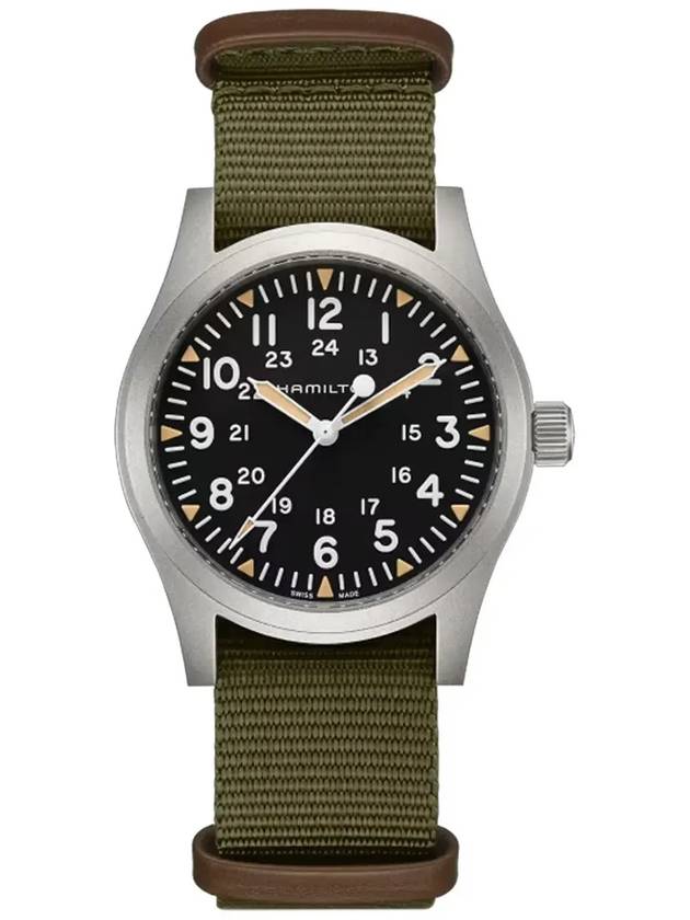 Khaki Field  Mechanical Watch Black - HAMILTON - BALAAN 4