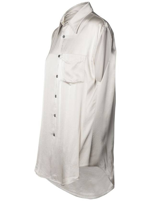 MM6 Shirt S62DL0092 S54450801 GRAY - MAISON MARGIELA - BALAAN 3