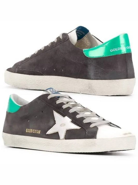 Superstar Star Leather Low Top Sneakers Grey - GOLDEN GOOSE - BALAAN 2