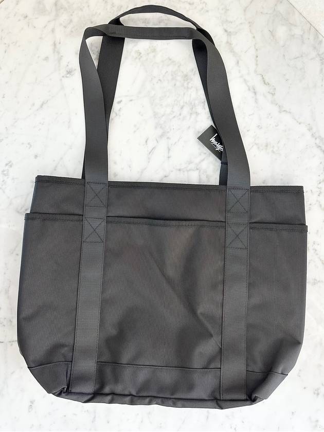 Logo Nylon Tote Bag Black - STUSSY - BALAAN 4