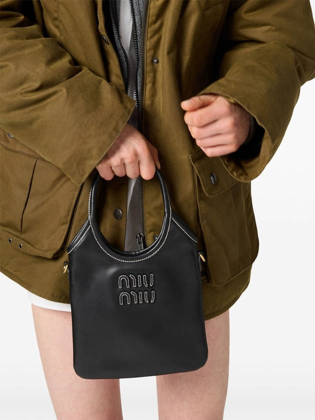 Ivy leather tote bag - MIU MIU - BALAAN 3