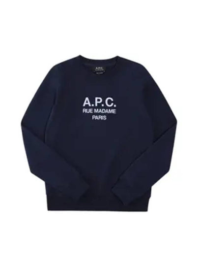 Women's TINa Logo Sweat Sweatshirt Black - A.P.C. - BALAAN 2