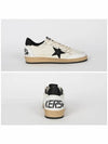 Ball Star Leather Heel Tab Low Sneakers White Black - GOLDEN GOOSE - BALAAN 4