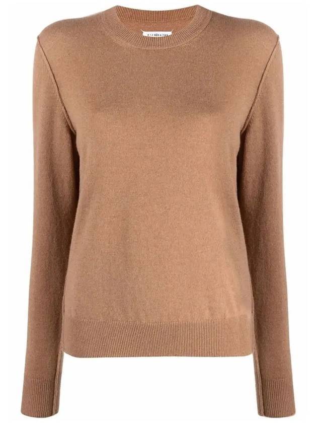 Cashmere Sweater Almond - MAISON MARGIELA - BALAAN.