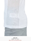 Women's Golfwear Enya Short Sleeve PK Shirt White - J.LINDEBERG - BALAAN 9