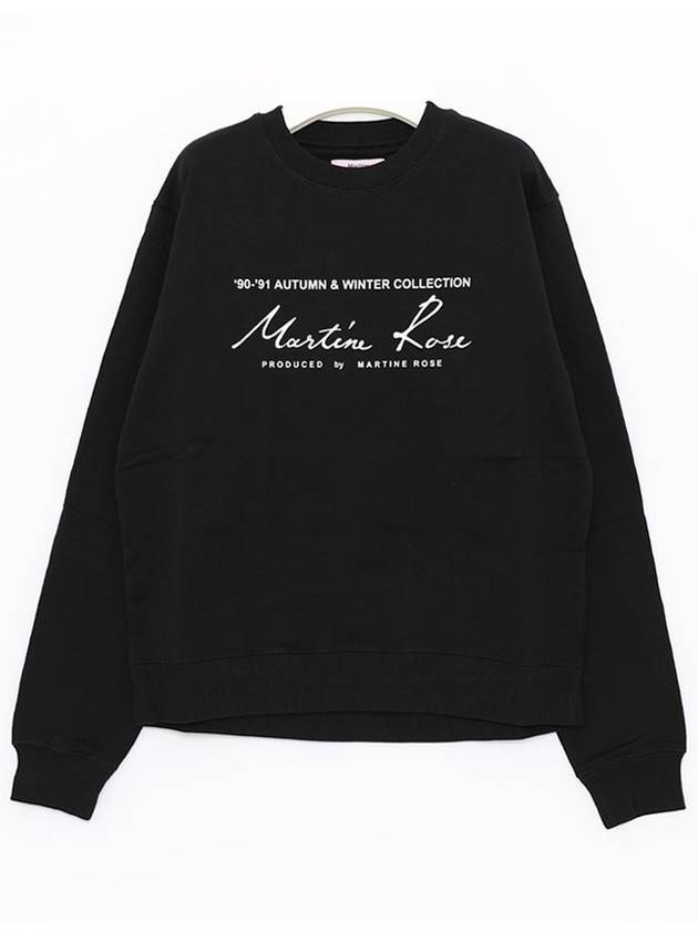 CMR601 BLACK Sweat Sweatshirt - MARTINE ROSE - BALAAN 1