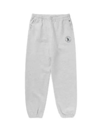 24 S R Sweatpants Heather GrayNavy PA020S410SH - SPORTY & RICH - BALAAN 1