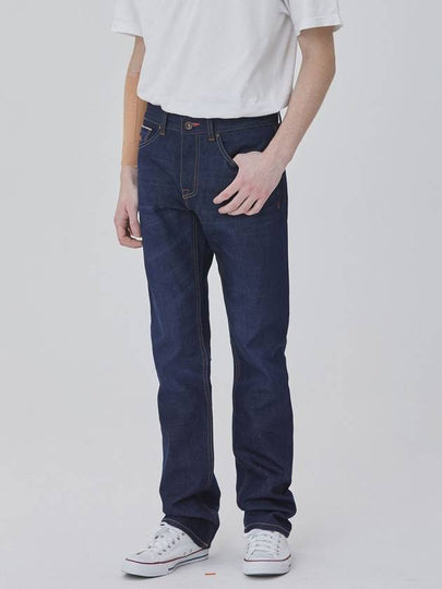 Selvedge Linen Denim Jeans Indigo - CORK - BALAAN 2