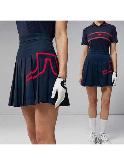 Women's Golf Naomi Bridge Skirt Navy - J.LINDEBERG - BALAAN 2