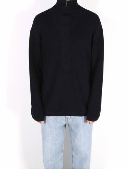 Anorak Bio Resurrect Poly Knit Top Black - OUR LEGACY - BALAAN 2