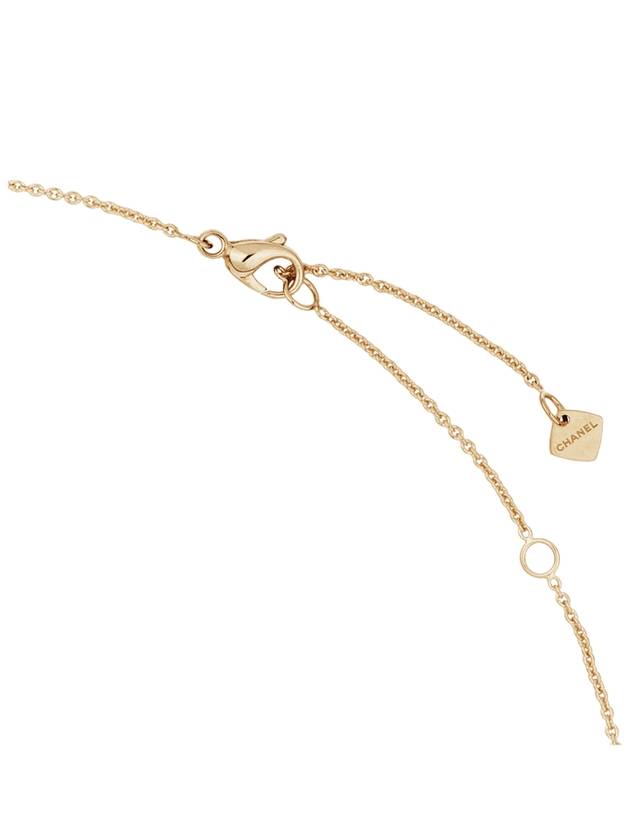 Coco Crush Quilted Motif 18K Necklace Gold - CHANEL - BALAAN 5